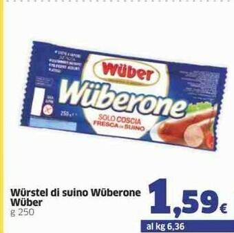 Sigma Wuber Wuberone Di Puro Suino 250 G(ml) offerta
