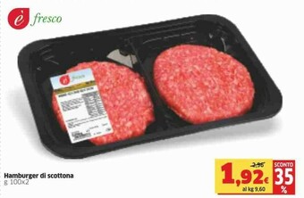 Sigma Hamburger Di Scottona offerta