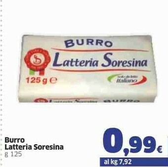 Sigma Latteria Soresina Burro offerta