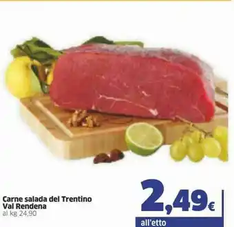 Sigma Val Rendena Carne Salada Del Trentino offerta
