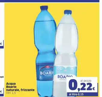Sigma Boario Acqua Minerale Naturale offerta