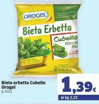 Sigma Orogel Bieta Erbetta Cubello Foglia Più I Vegetali offerta