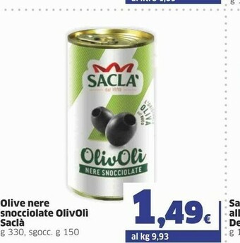 Sigma Saclà Olive offerta