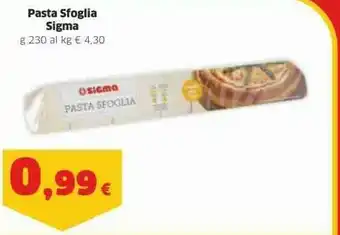 Sigma Sigma Pasta Sfoglia 230 G offerta