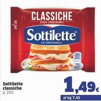 Sigma Mondelez - Sottilette Le Originali Classiche 200 G(ml) offerta