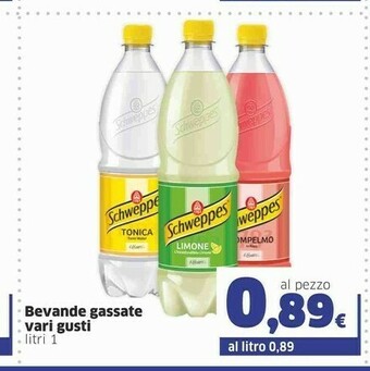 Sigma Schweppes Limone 1000 G(ml) offerta