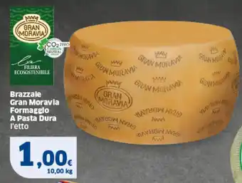 Sigma Brazzale Gran Moravia Formaggio A Pasta Dura l'etto offerta