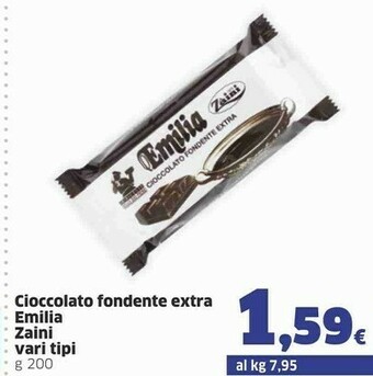 Zàini - Emilia Cioccolato Fondente Extra 200 G(ml)