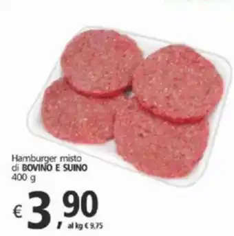 Alter Discount Hamburger misto di BOVINO E SUINO 400 g offerta