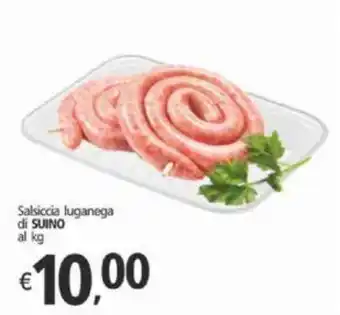 Alter Discount Salsiccia luganega di SUINO offerta