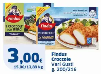 Sigma Findus Croccole Vari Gusti g. 200/216 offerta