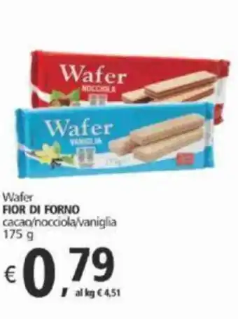 Alter Discount Wafer FIOR DI FORNO cacao/nocciola/vaniglia 175 g offerta