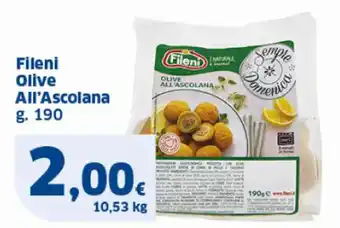 Sigma Fileni Olive All'Ascolana g. 190 offerta
