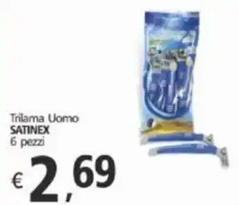 Alter Discount Trilama Uomo SATINEX 6 pezzi offerta