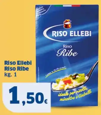 Sigma Riso Ellebi Riso Ribe kg. 1 offerta