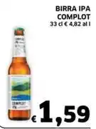 Ecu Discount BIRRA IPA COMPLOT 33 cl offerta