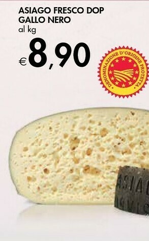 Bennet ASIAGO FRESCO DOP GALLO NERO offerta