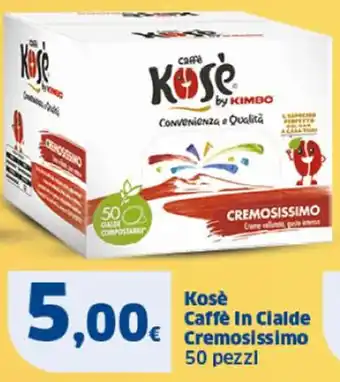 Sigma Kose Caffè In Cialde Cremosissimo 50 pezzi offerta