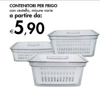 Bennet CONTENITORI PER FRIGO offerta