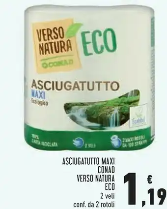 Conad Conad Verso Natura Eco Asciugatutto Maxi offerta