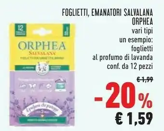 Conad Orphea Foglietti offerta