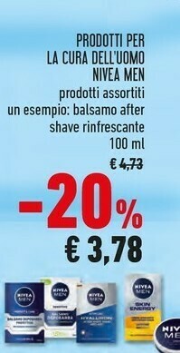 Conad Superstore Nivea Prodotti Per La Cura Dell Uomo offerta