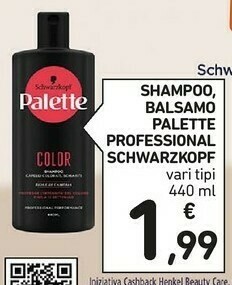 Conad Schwarzkopf Shampoo, Balsamo offerta