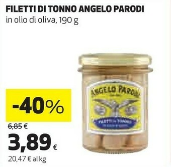 Coop Angelo parodi Filetti Di Tonno offerta