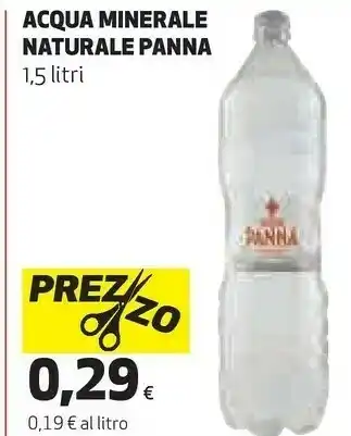 Coop Acqua panna Acqua Panna - Acqua Minerale Naturale 1500 g(ml) offerta