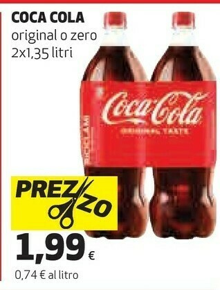 Coop Coca Cola Original O Zero offerta