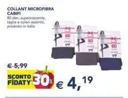 Esselunga COLLANT MICROFIBRA CABIFI offerta
