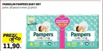 Coop Pampers Baby-Dry 81681806 Pannolino Usa E Getta Ragazzo/Ragazza 6 46 Pezzo(i) offerta