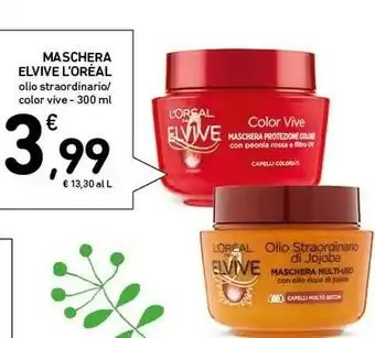 Conad Superstore L'Oreal Elvive Maschera offerta
