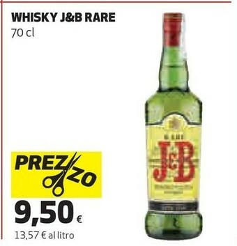 Coop J&B Rare 0.7L Blended whisky Scotland offerta
