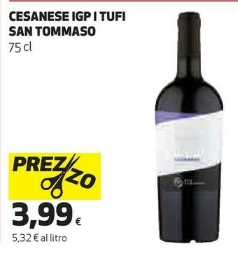 Coop San tommaso Cesanese Igp I Tufi offerta