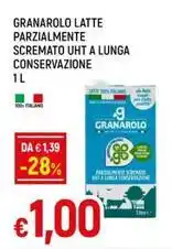 Galassia GRANAROLO LATTE PARZIALMENTE SCREMATO UHT A LUNGA CONSERVAZIONE offerta