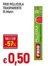 Galassia FRIO PELLICOLA TRASPARENTE 15 Metri offerta