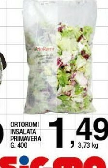 Sigma Ortoromi Insalata Primavera offerta