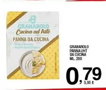 Sigma Granarolo Panna Da Cucina 200 G(ml) offerta