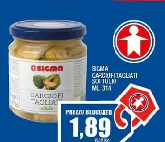 Sigma Sigma Carciofi Tagliati Sottolio offerta