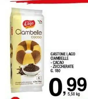 Sigma Gastone lago elledi Ciambelle - Cacao Zuccherate offerta