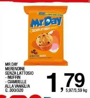 Sigma Mr.day Merendine Senza Lattosio - Muffin offerta