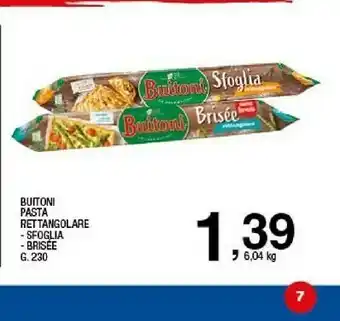 Sigma Buitoni Pasta Rettangolare Sfoglia offerta