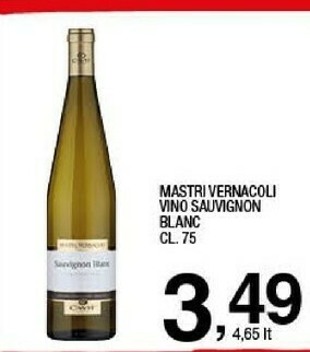 Sigma Mastri vernacoli Vino Sauvignon Blanc offerta