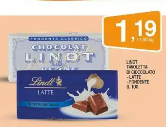 Sigma Lindt Cioccolato Al Latte Ricetta Originale offerta