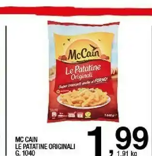 Sigma Mccain Le Patatine Originali offerta