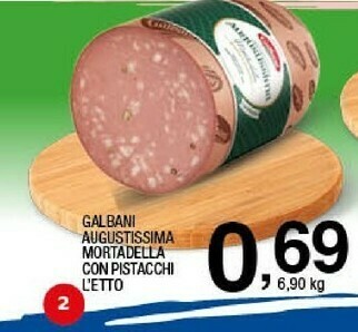 Sigma Galbani Augustissima Mortadella Con Pistacchi offerta