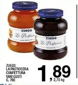 Sigma Zuegg Le Vellutate Albicocche 700 G(ml) offerta
