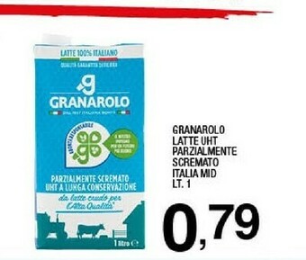 Sigma Granarolo Latte UHT Parzialmente Scremato A Lunga Conservazione 1000 G(ml) offerta