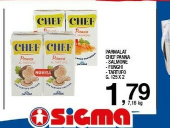 Sigma Parmalat Panna Al Salmone Chef offerta